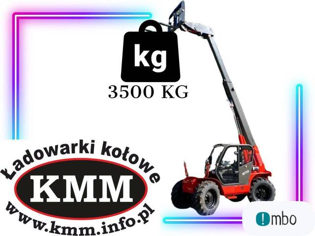 Ładowarka teleskopowa trzy funkcje skrętu 3.5 tony 7.2m KMM M735 - 1